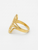 Elegant 21K Gold Designer Ring