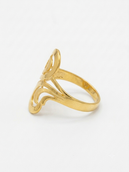 Elegant 21K Gold Designer Ring
