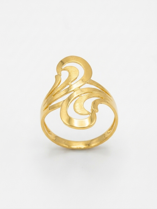 Elegant 21K Gold Designer Ring
