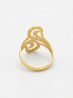 Elegant 21K Gold Designer Ring