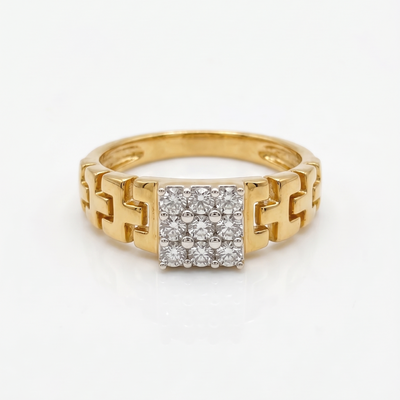 Diamond Cluster Ring