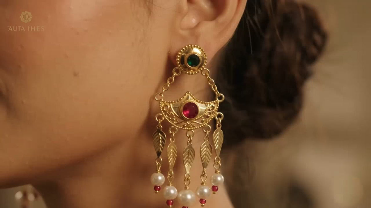 Gold Chandelier Earrings